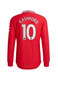 Fotbalové Dres Manchester United Marcus Rashford #10 Domácí Oblečení 2022-23 Dlouhý Rukáv
